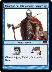 21 - Rédaction des lois saxonnes